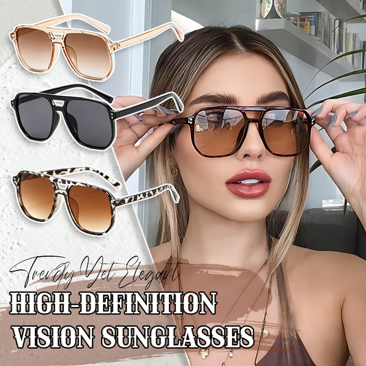 4er-Set HD-Sonnenbrillen: Elegante Styles & Ultraleichtes PC-Gestell – Sparpaket