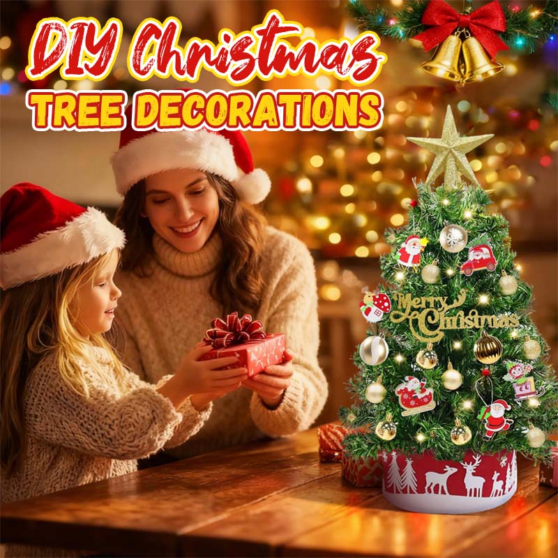 💥 48% VOR-WEIHNACHTS-AKTION! 🎁 | DIY Mini Baum (60 cm) 🎄 | LED & In vielen Farben erhältlich ✨