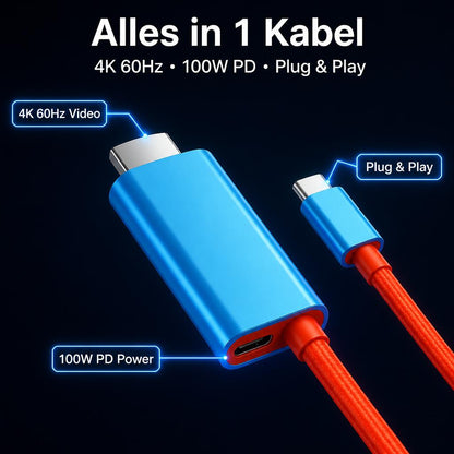 Nie wieder Kabelsalat & leerer Akku: Das einzige 3-in-1 Displaykabel, das du je brauchst