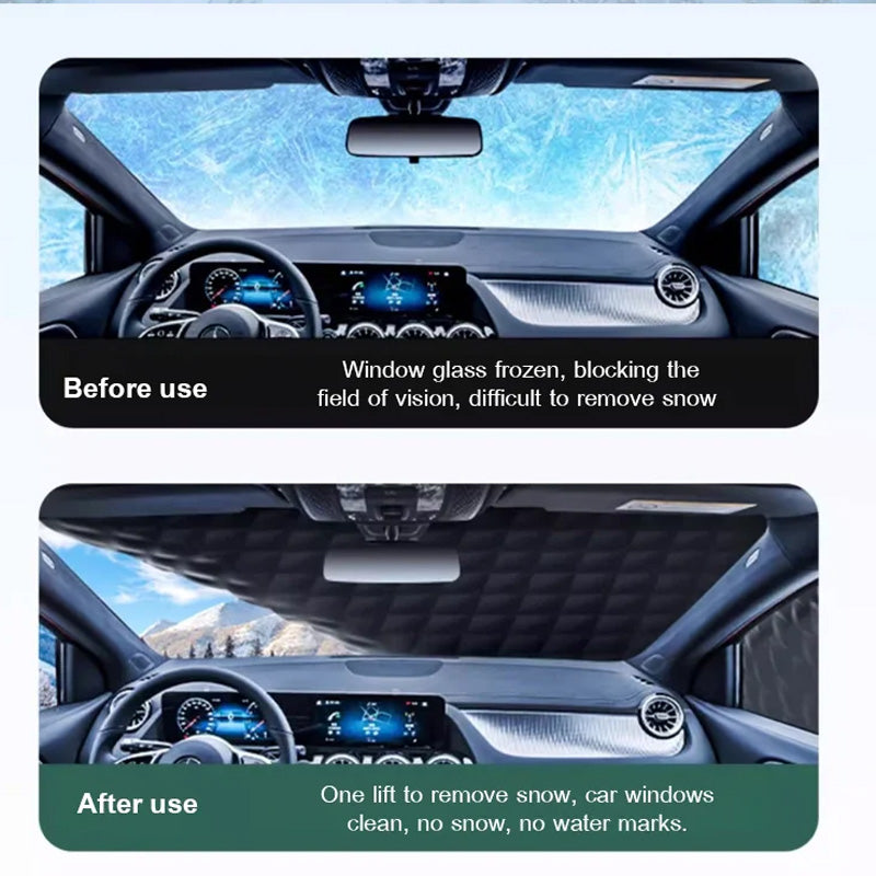 ❄️ Magnetische Auto-Schneeschutzabdeckung 🚗 | Nie wieder Eiskratzen!