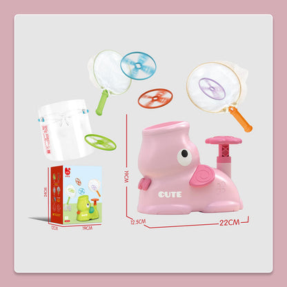 🚀 UFO Frisbee Werfer Pedal-Spielzeug für Kinder | Outdoor Fangspiel mit Netz 🤸