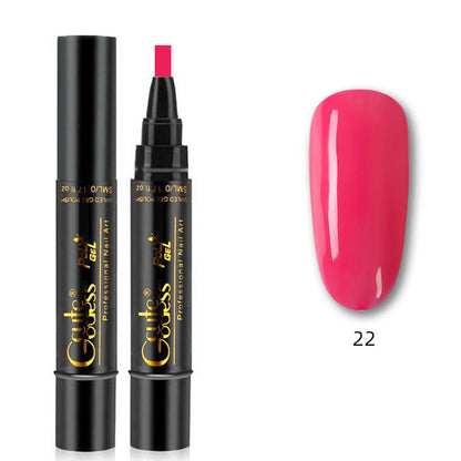 💅✨ 3-in-1 Gellack-Stift: Grundierung + Farbe + Versiegelung in Einem! | Schnelle Maniküre