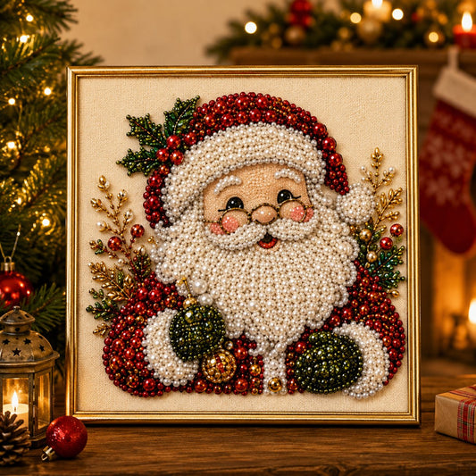 🎁 Das herzerwärmendste Geschenk: Weihnachts 3D Perlenkunst Komplettset