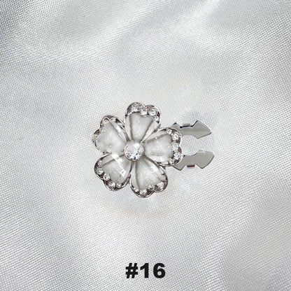 Blumen-Diamant-Ärmelknöpfe