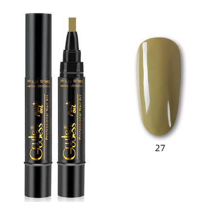 💅✨ 3-in-1 Gellack-Stift: Grundierung + Farbe + Versiegelung in Einem! | Schnelle Maniküre