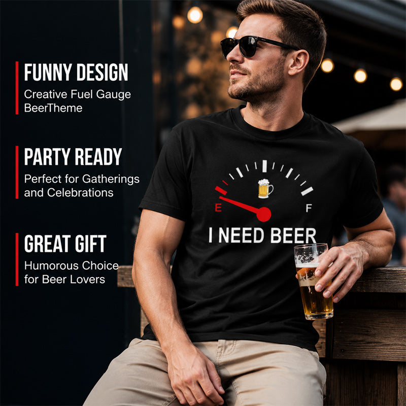 🍻 Akku leer? Zeit für ein kühles Blondes! Das ultimative Feierabend T-Shirt ⛽