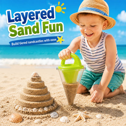 🏖️ Magischer Strandtrichter: Das Perfekte Outdoor-Kreativspielzeug!