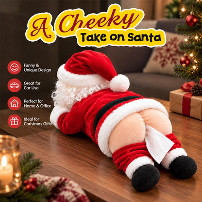 Santa kam durch den Kamin… Die urkomische Weihnachtsmann-Taschentuchbox für den besten Lacher