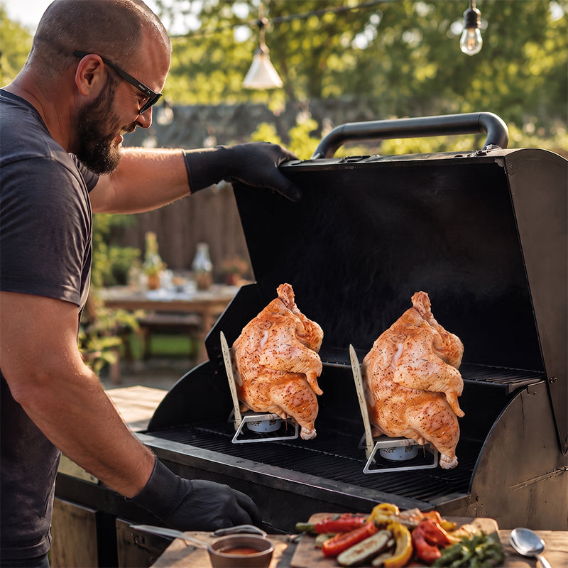Nie wieder trockenes Hähnchen! Das Geheimnis für krosses, saftiges Hähnchen vom Grill.