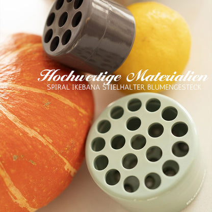 Spiral Blumenhalter für Vase 🌸 Ikebana Steckhilfe – Stabiler Stielhalter gegen Kippen & Hängen – Florale Arrangements leicht gemacht