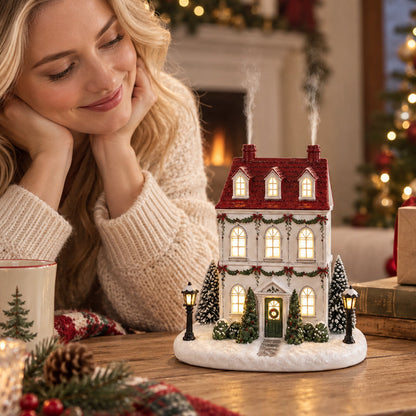 Ein Weihnachtsmärchen für Zuhause: Der beleuchtete Kamin-Diffusor für magische Winterabende
