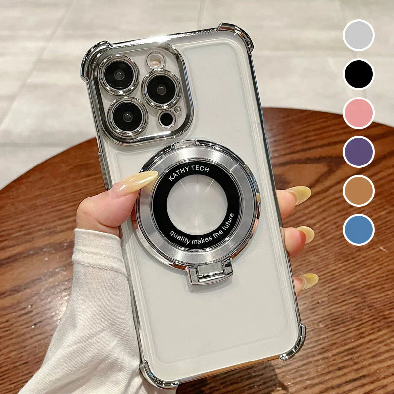Magnetische Linsen-Telefonschutzhülle mit Ständer