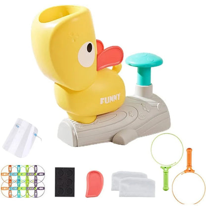 🚀 UFO Frisbee Werfer Pedal-Spielzeug für Kinder | Outdoor Fangspiel mit Netz 🤸