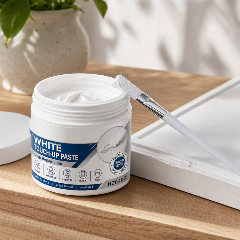 Möbel wie neu in 2 Min! Profi-Reparaturpaste für Weiße Oberflächen