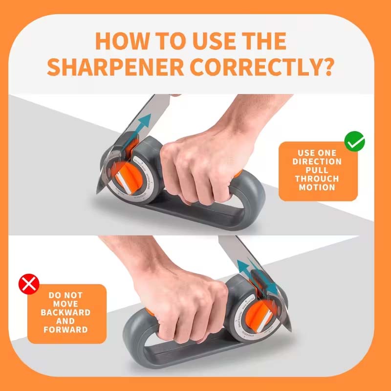 💥 50% BLACK FRIDAY DEAL! 🔪 | 6-in-1 Profi-Messerschärfer ⭐ | Schärft Messer & Scheren