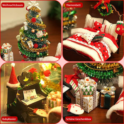🎄 Weihnachtsmöbel-Set in Miniatur - Perfekte Dekoration & Geschenkidee 🎁