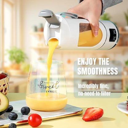 🚀 USB Standmixer To Go 🥤 | Digitales LED-Display | Auslaufsicherer Kompakt-Blender für Smoothie & Shake 🔒