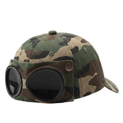 🕶️ Töffer Aviator Caps mit Brillehalter — Endlich Nie Wieder die Sonnenbrille Suchen! 🧢