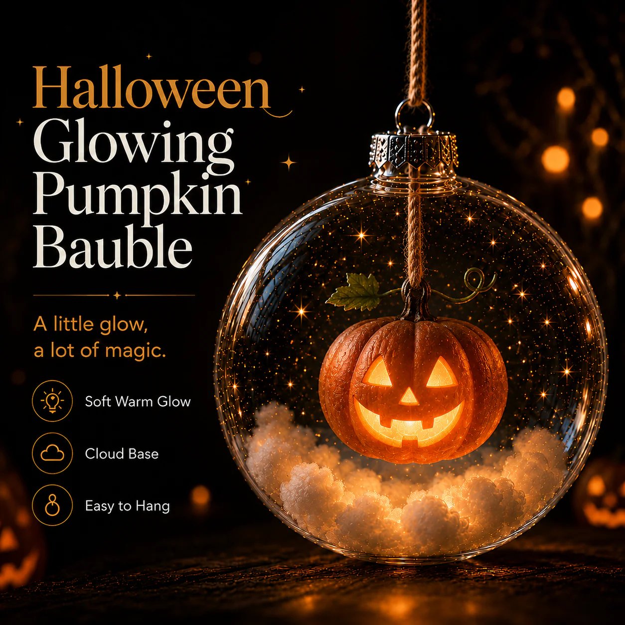 Magisches Halloween-Leuchten: Premium Miniatur-Deko-Set