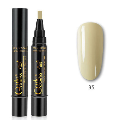 💅✨ 3-in-1 Gellack-Stift: Grundierung + Farbe + Versiegelung in Einem! | Schnelle Maniküre