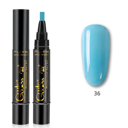 💅✨ 3-in-1 Gellack-Stift: Grundierung + Farbe + Versiegelung in Einem! | Schnelle Maniküre