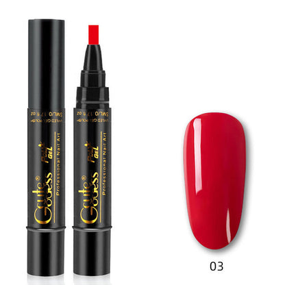 💅✨ 3-in-1 Gellack-Stift: Grundierung + Farbe + Versiegelung in Einem! | Schnelle Maniküre