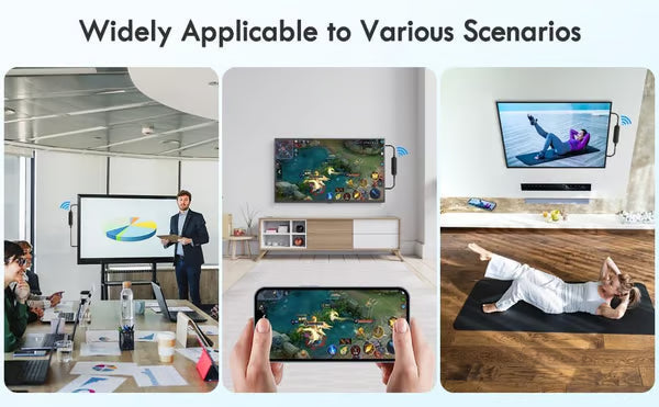 wirelessly HDMI Adapter 📲 iPhone iPad auf TV Spiegeln | Full HD 1080P Streaming Stick (Plug & Play) 📺