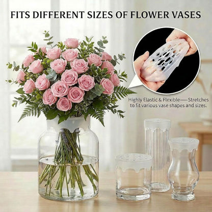 1+1 GRATIS: Silikon-Blumensteckhilfe (Dehnbar bis 10cm) für perfekte Bouquets 🌸
