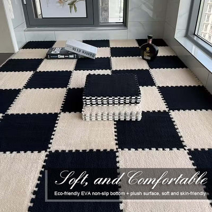 🚨 40% BLACK FRIDAY DEAL! 🌸 | Kuscheliger Plüsch-Teppich zum Stecken ✨ | Individuell & Mehr Wärme für Zuhause 🏡