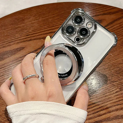 Magnetische Linsen-Telefonschutzhülle mit Ständer