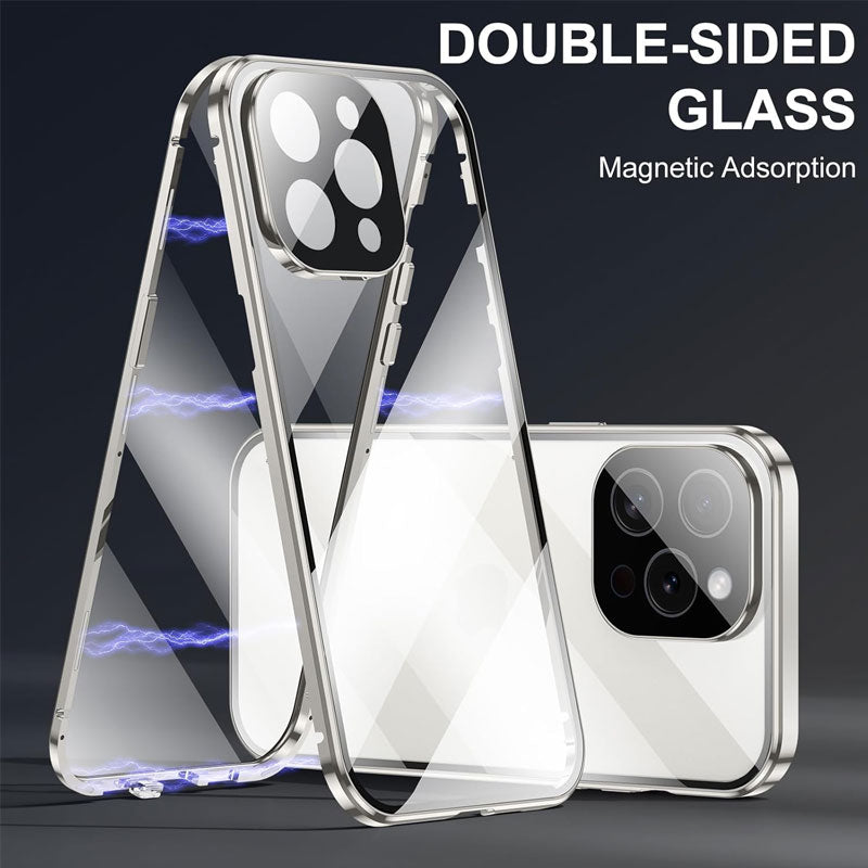 Doppelseitige magnetische Handyhülle mit Sichtschutz