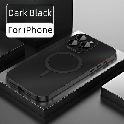 Einfache magnetische Telefonhülle aus Metall für das iPhone