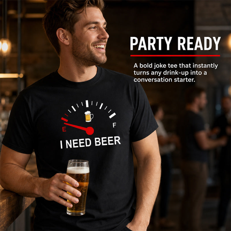 🍻 Akku leer? Zeit für ein kühles Blondes! Das ultimative Feierabend T-Shirt ⛽