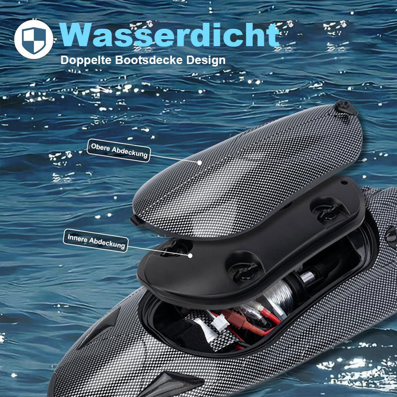 🚤Ferngesteuertes Schnellboot aus Kohlefaser