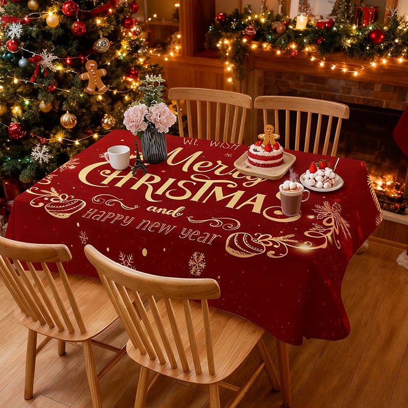 💥 40% VORWEIHNACHTS-SALE! 🎅 | Weihnachtstischdecke ✨ | Wasserabweisend & Festlich 🍽️