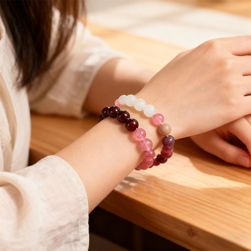 🎁 Handgemachtes Naturstein Armband – Energie, Schutz & Balance (Geschenkidee) 🌿