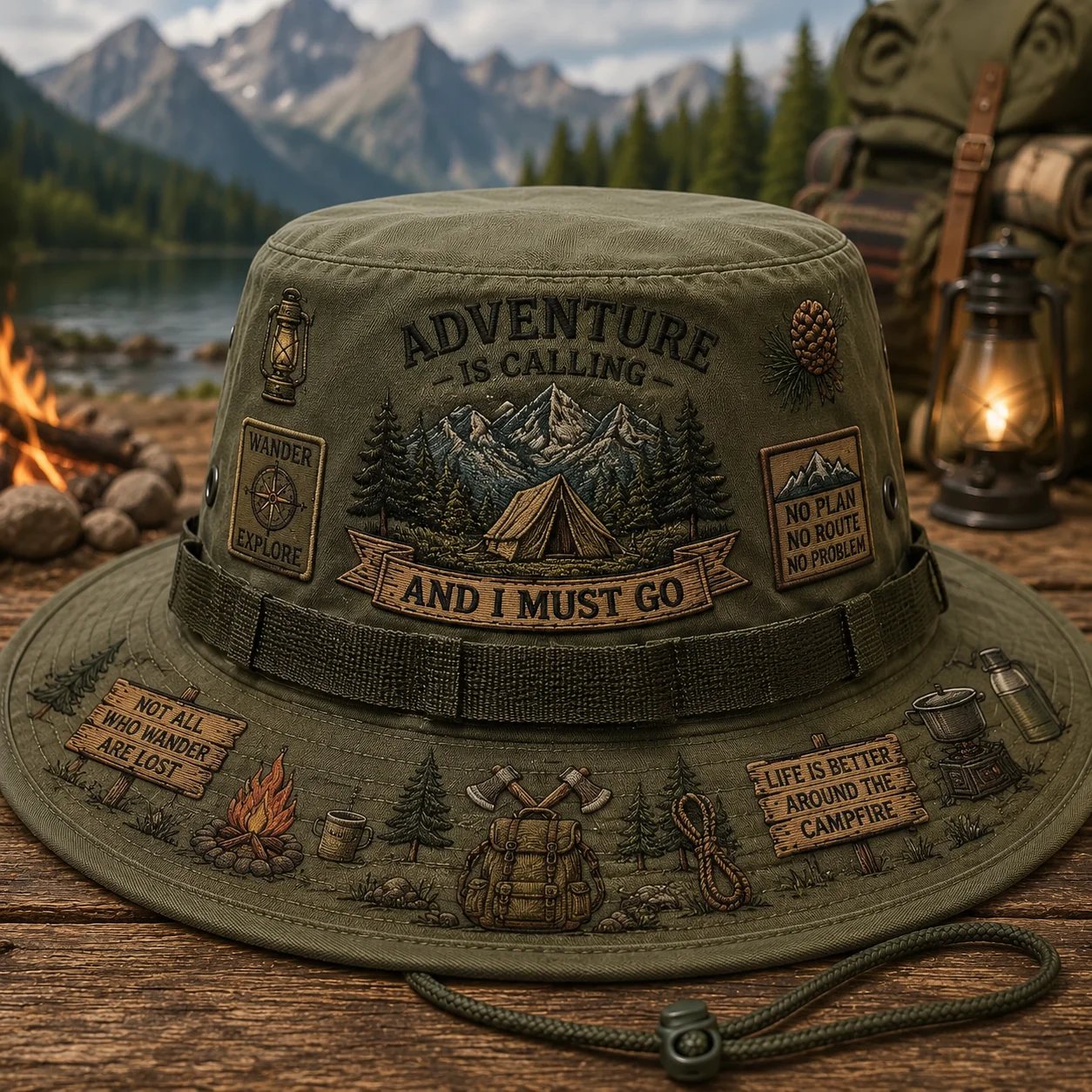 🏕️ "Adventure Is Calling" – Dein robuster Begleiter für unvergessliche Tage in der Natur 🌲