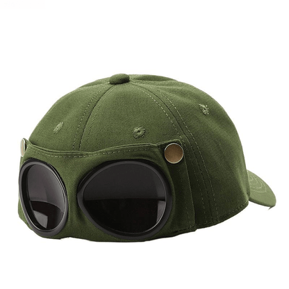 🕶️ Töffer Aviator Caps mit Brillehalter — Endlich Nie Wieder die Sonnenbrille Suchen! 🧢