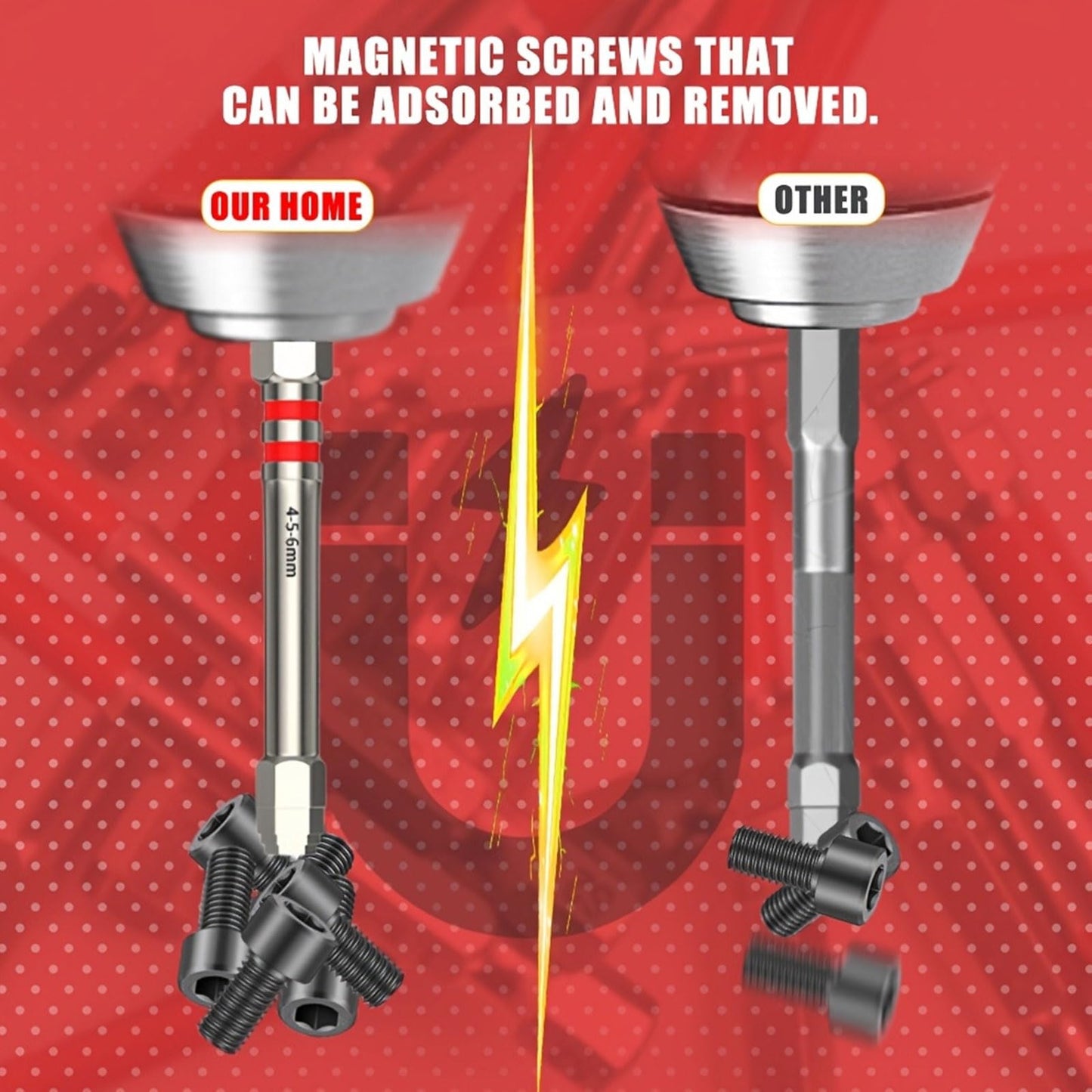 Nie wieder abrutschen! 🛠️ – Magnetisches Profi-Sechskant-Bit-Set