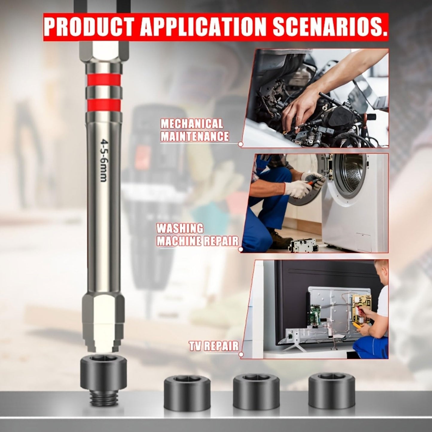 Nie wieder abrutschen! 🛠️ – Magnetisches Profi-Sechskant-Bit-Set
