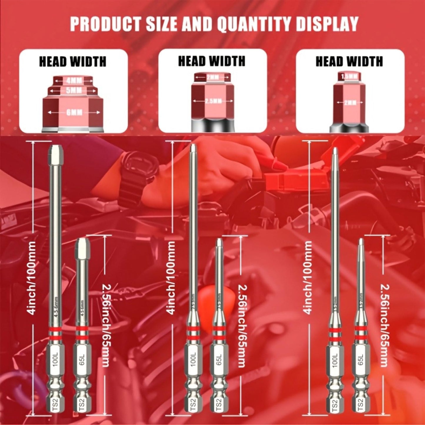 Nie wieder abrutschen! 🛠️ – Magnetisches Profi-Sechskant-Bit-Set