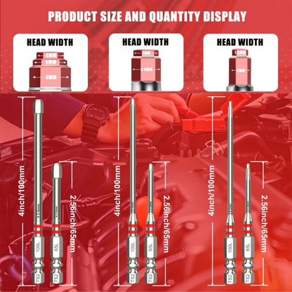 Nie wieder abrutschen! 🛠️ – Magnetisches Profi-Sechskant-Bit-Set