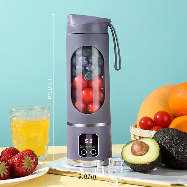 🚀 USB Standmixer To Go 🥤 | Digitales LED-Display | Auslaufsicherer Kompakt-Blender für Smoothie & Shake 🔒