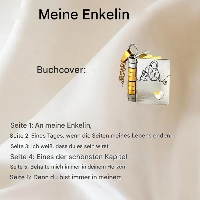 Geschenke für die Kinder - Halskette in Buchform “Liebe dich für immer“