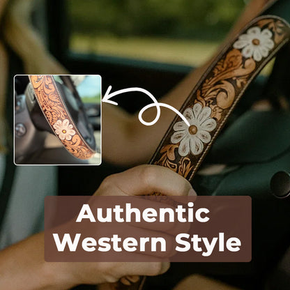 Retro-Western-Cowboy-Auto-Universal-Lenkradbezug