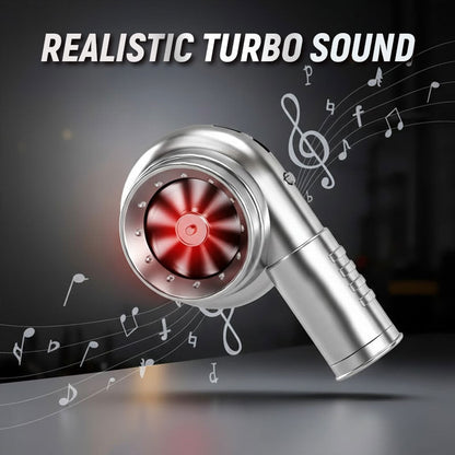 Turbo-Schlüsselanhänger mit Sound & LED – Spinnende Turbine für Autofans 🏎️💨