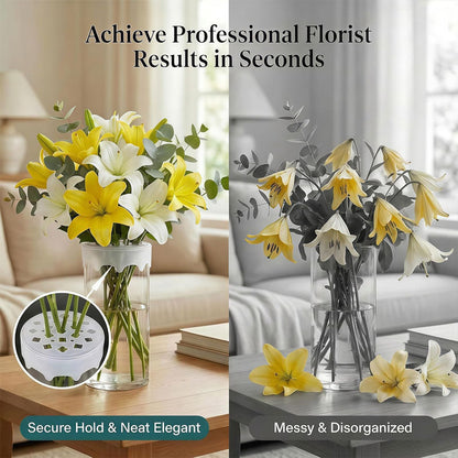 1+1 GRATIS: Silikon-Blumensteckhilfe (Dehnbar bis 10cm) für perfekte Bouquets 🌸