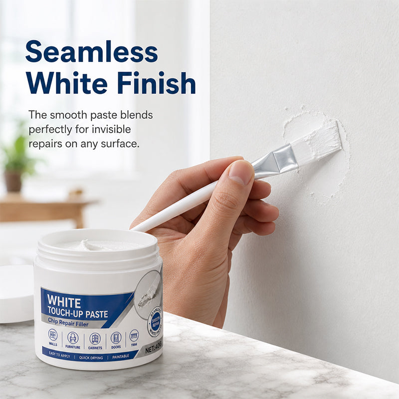 Möbel wie neu in 2 Min! Profi-Reparaturpaste für Weiße Oberflächen