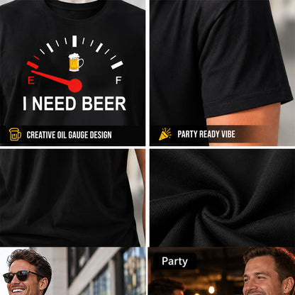 🍻 Akku leer? Zeit für ein kühles Blondes! Das ultimative Feierabend T-Shirt ⛽