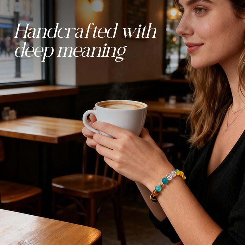 🎁 Handgemachtes Naturstein Armband – Energie, Schutz & Balance (Geschenkidee) 🌿